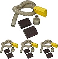 Vista 8 de HYDE Lijadora de esponja 9160 sin polvo, 1 paquete (paquete), color negro