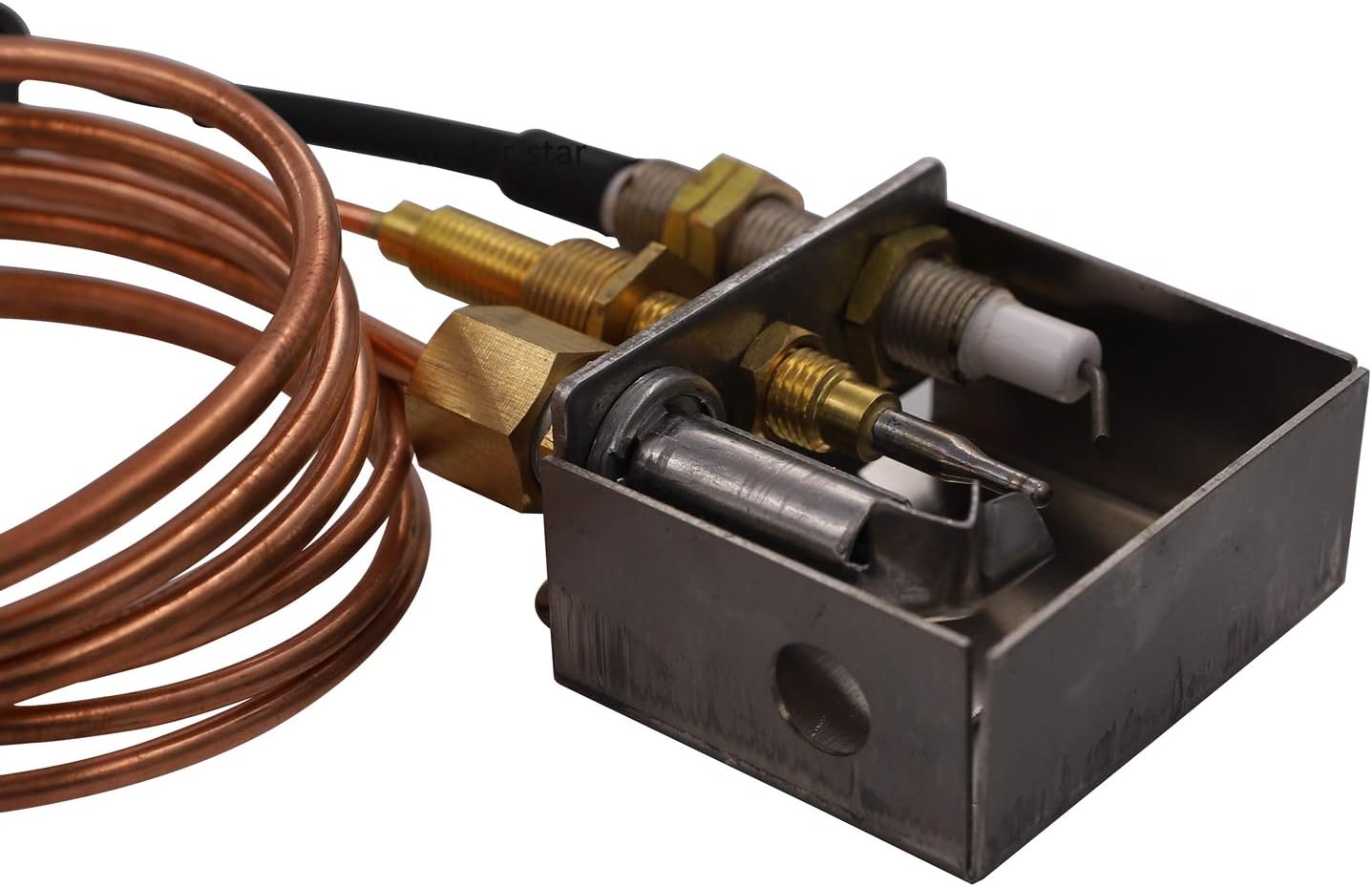 METER STAR Propane Gas Fire Pit Heater Replacement Parts Flame Pilot Burner Assembly Kit