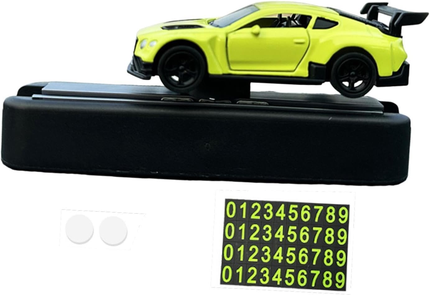1/64 Car Model Toy with Parking Number Plate Ornament Automotive Accessories Green|Contemporary Manufacture|Toys & Hobbies