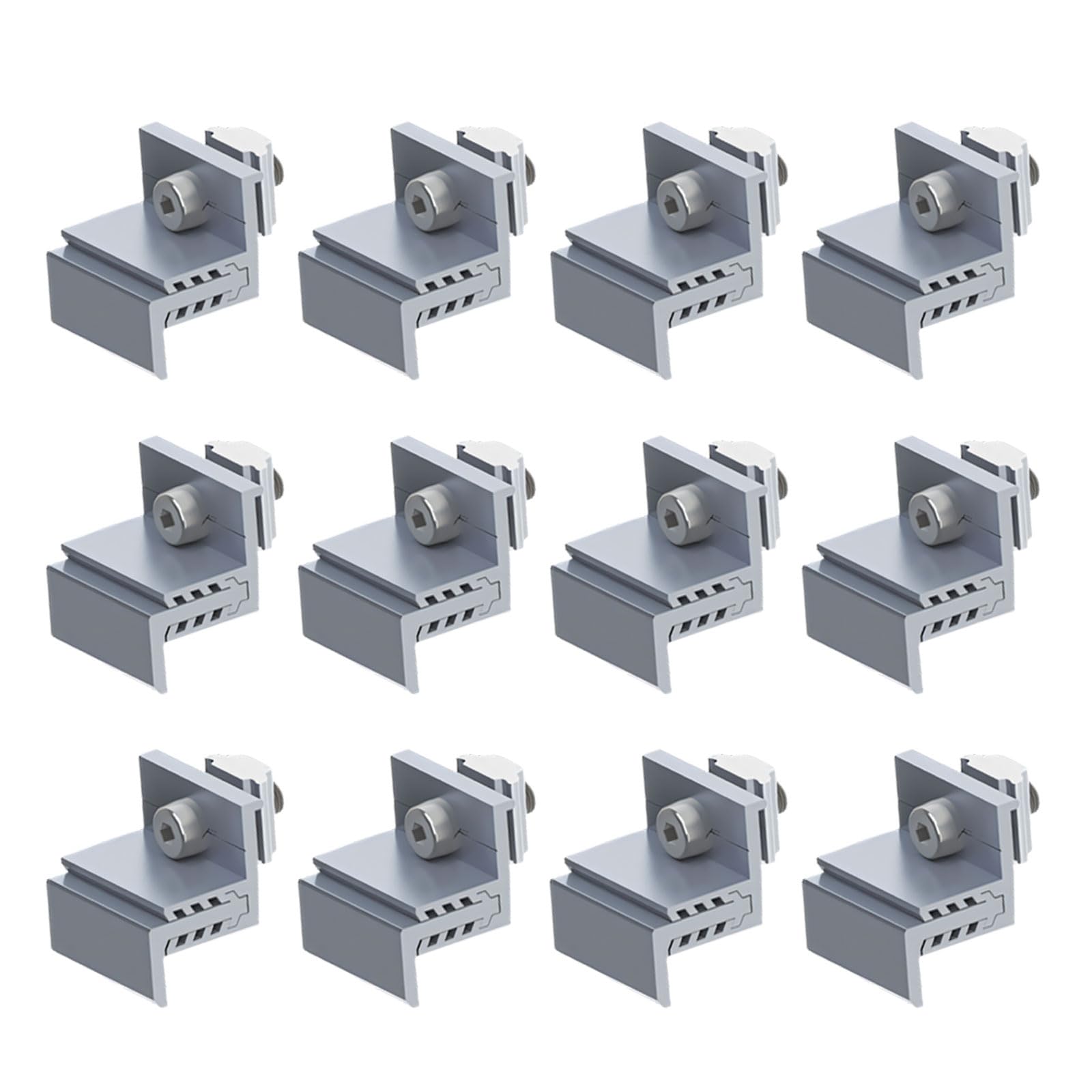 Solar Panel End Clamp Replacement Wide Photovoltaic Solar Panel Mounting Bracket Clamp Wide Photovoltaic