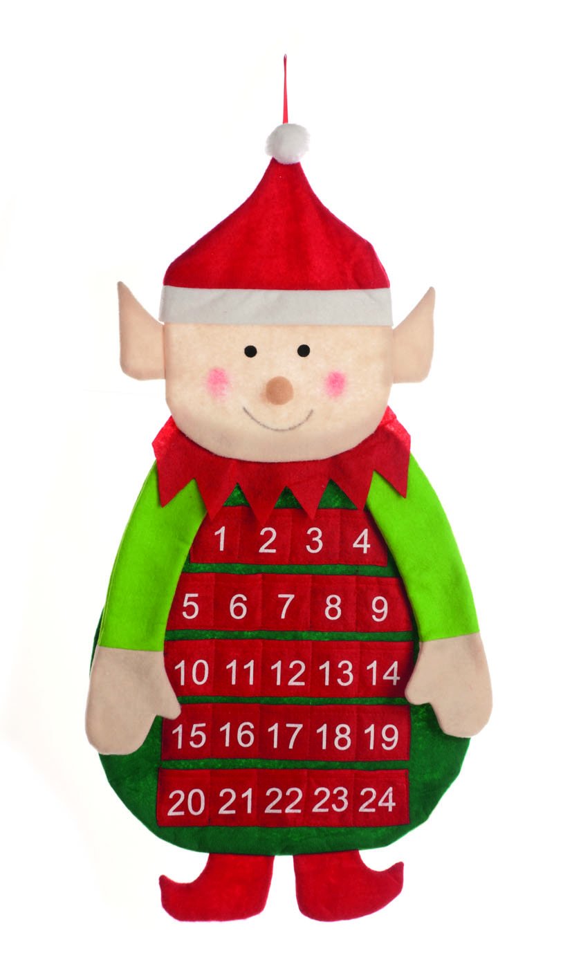 Festive Productions Multicolor Elf Advent Calendar, Multicolour