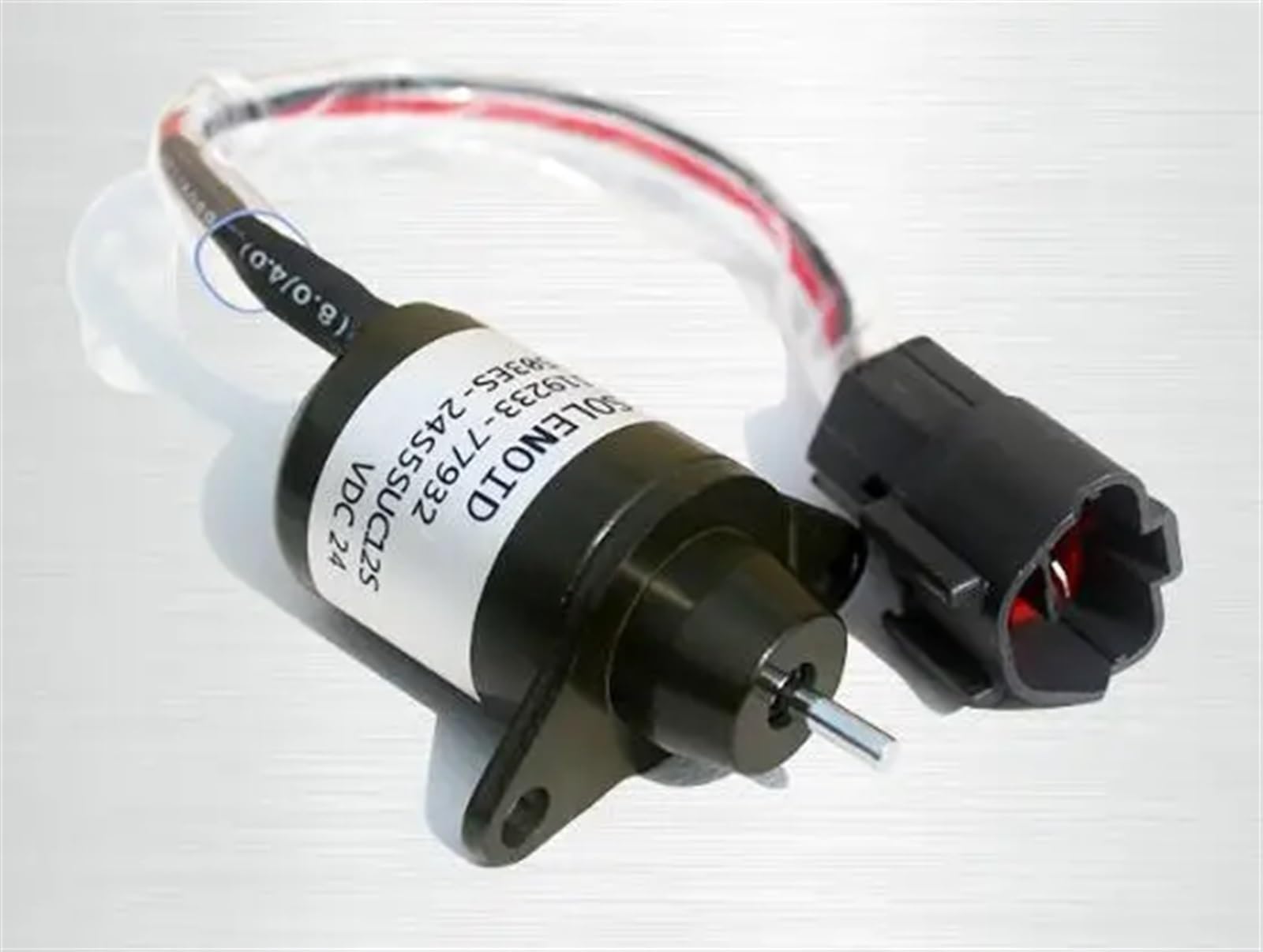 Elektromagnes zatrzymania paliwa 12V 24V 1503ES-12S5SUC12S do silnika 3TNE84 3TNE88 4TNE88 4TNE84 4TNE94 4TNE98 4TNV106 zawór odcinający (24V biała wtyczka)