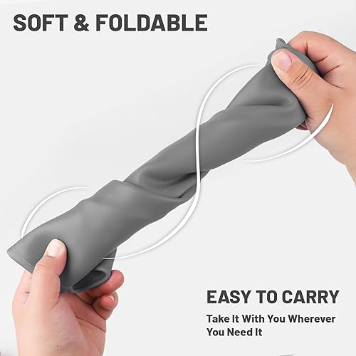 Miniatura 7 de Baberos para adultos para mujereshombres, babero de silicona para adultos para comer con recogedor de migas, babero lavable para adultos para comer,