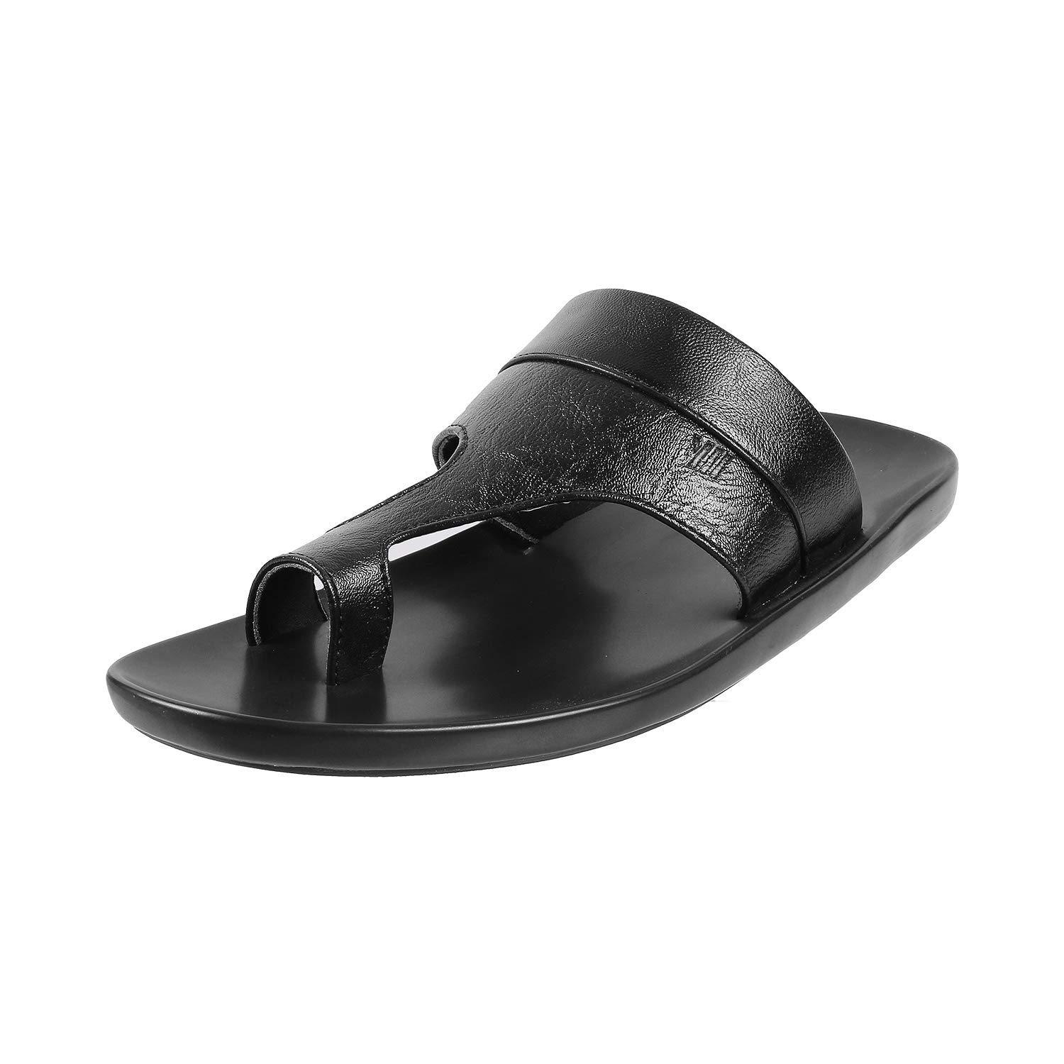 Walkway by Metro Brands Men Black Slippers-7 UK (41 EU) (16-9820) (B07S451QR5) Amazon Price History, Amazon Price Tracker