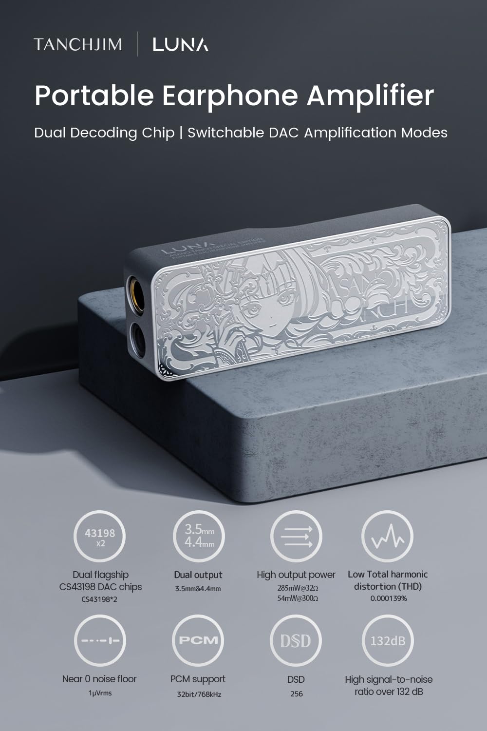 TANCHJIM Lunaフラッグシップコンフィギュレーション ポータブル Amazon.co.jp: LEAUDIO TANCHJIM Lunaフラッグシップコンフィギュレー