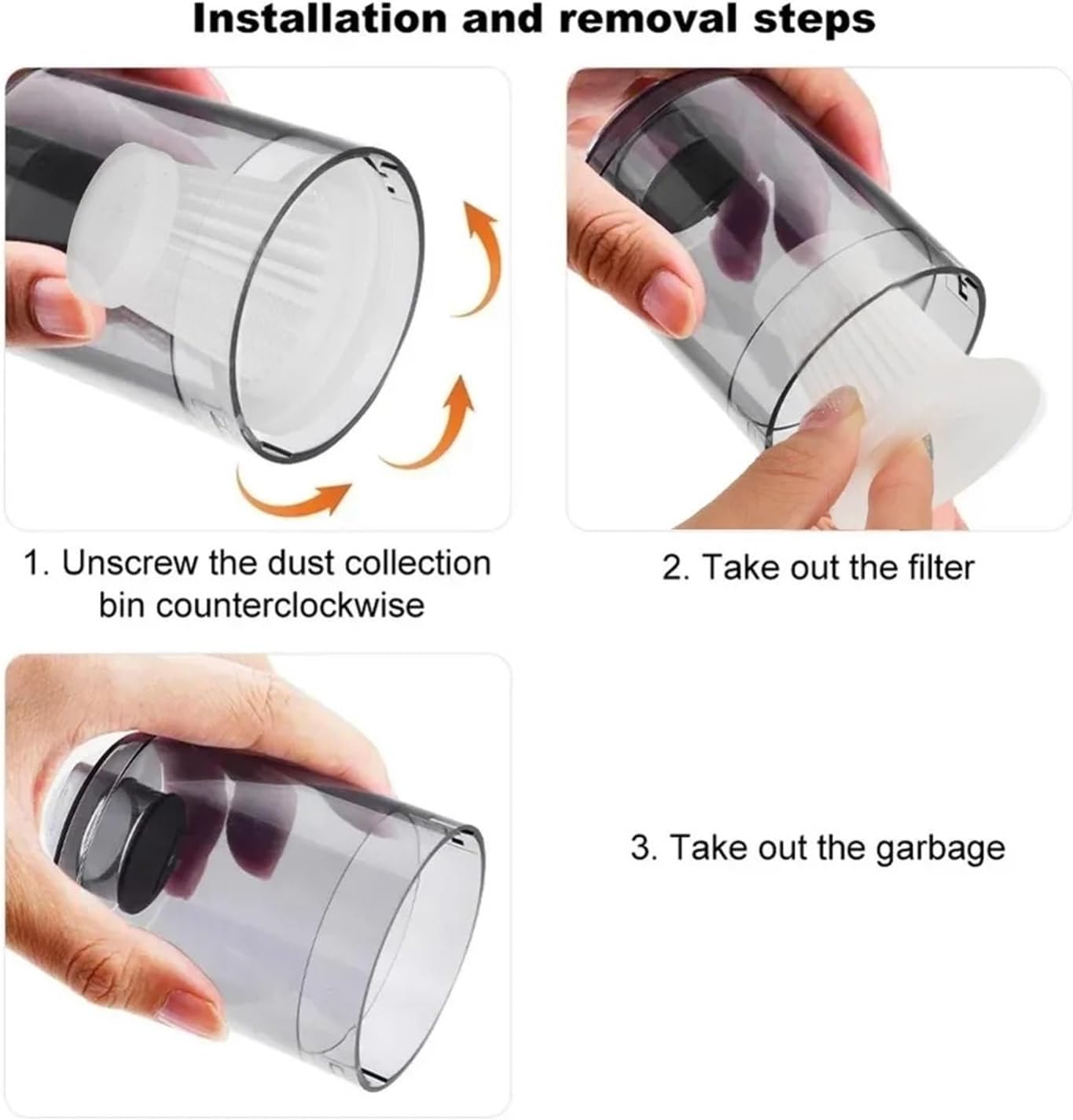 Compatible For 5pcs Car Vacuum Cleaner Filter HEPA Element Replacement For Auto Handheld Wireless Dust Catcher PM2.5 Filtration Parts Accessory(LY011-5PCS)
