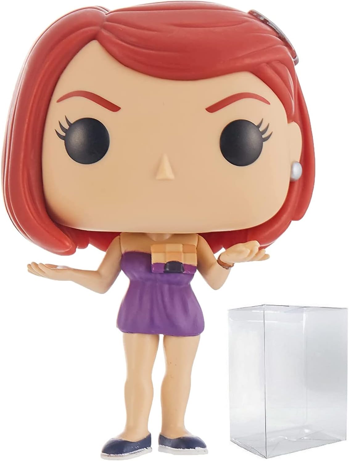 Funko POP The Office - Casual Friday Meredith Palmer Pop! Vinyl Figure (Bundled with Compatible Pop Box Protector Case), Multicolored, 3.75 inches