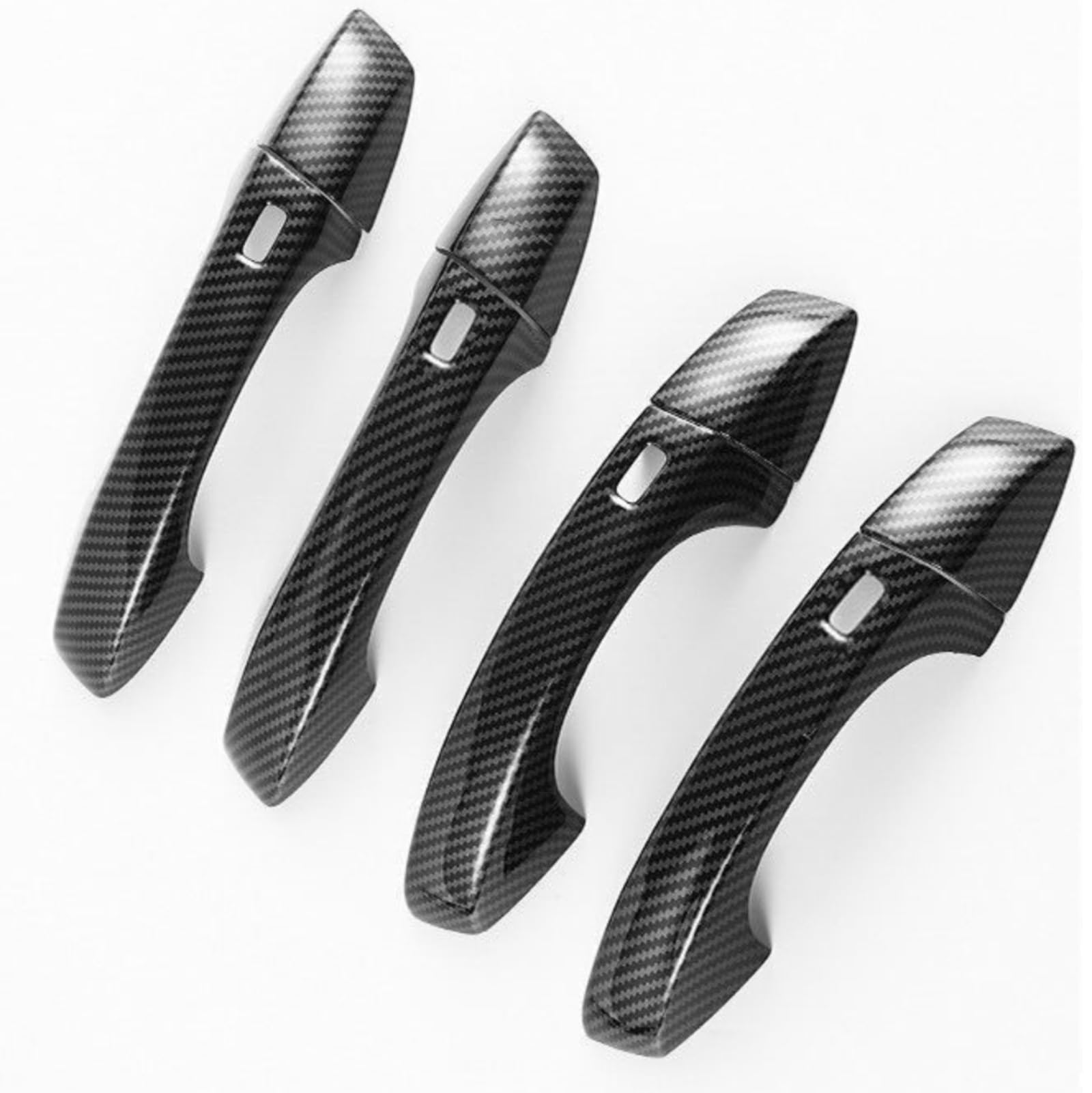 Poignée de porte VW CC 2019 autocollant carbone | Accessoires de style auto