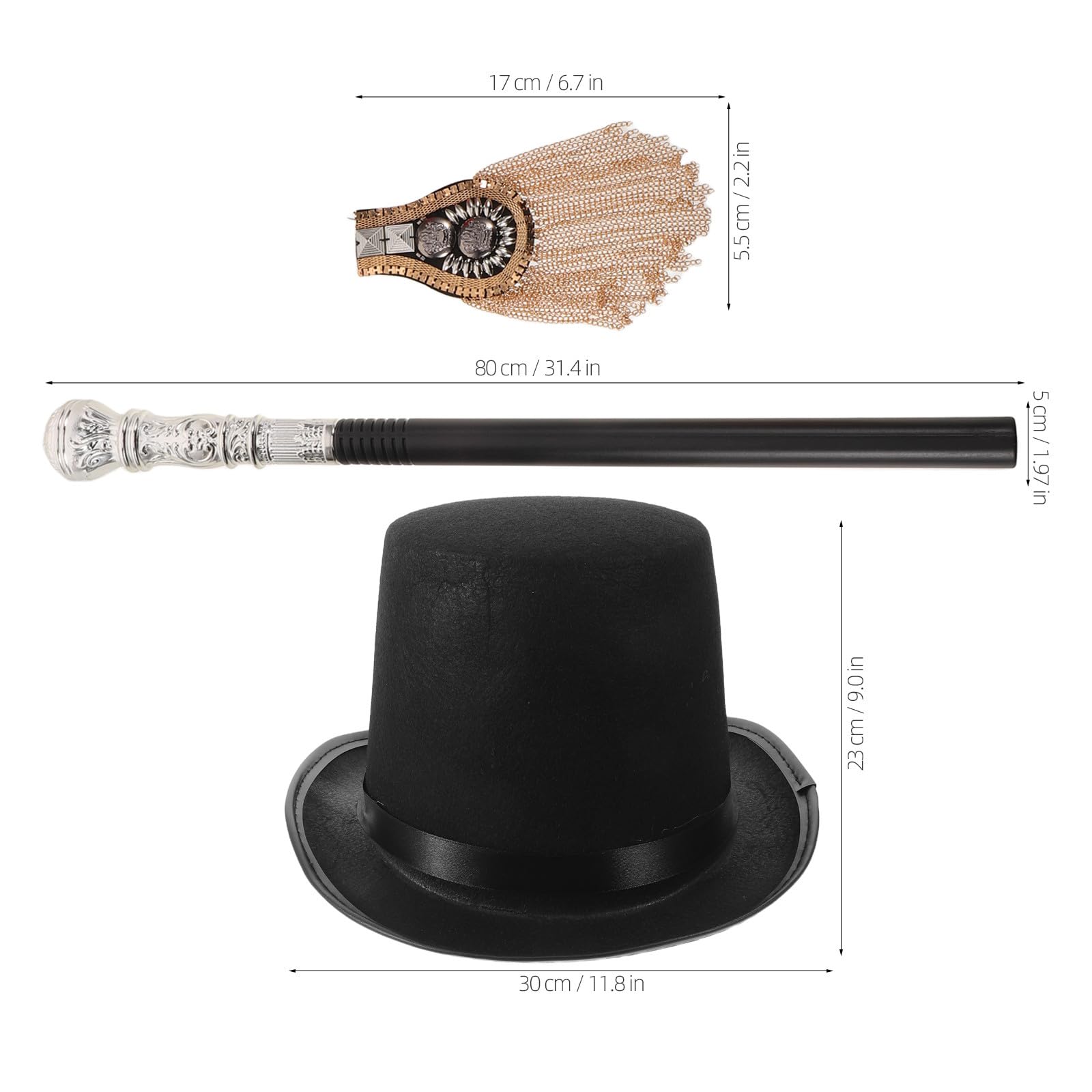 OUNONA 1 set di accessori per costume da domatore di leoni per spettacoli