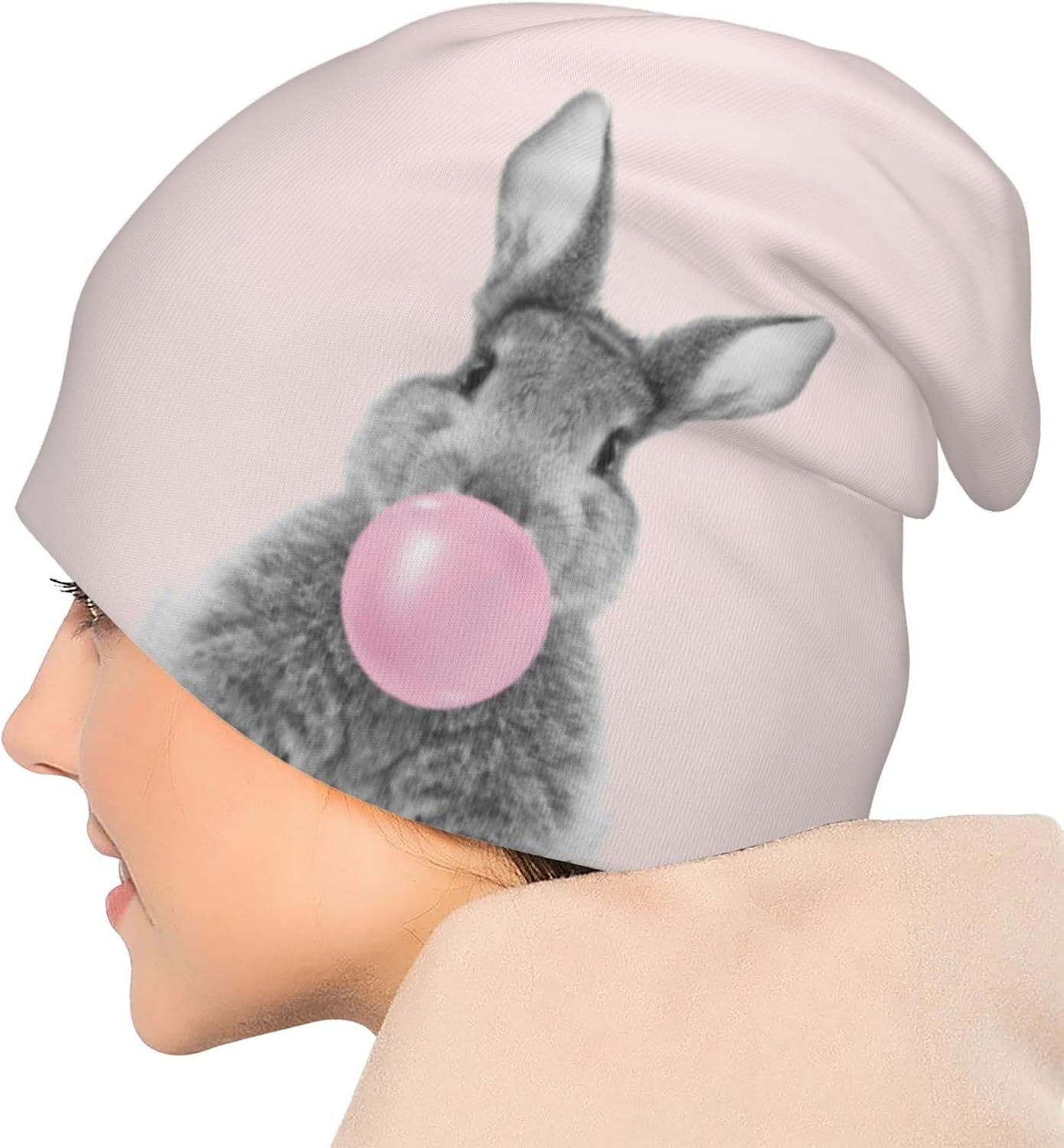 Alpaca Llama Beanie Hat Slouchy Knitted Chemo Thin Skull Cap for Women Men Running - Image 5