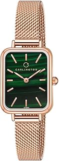 Carlington Iconic Analog Watches for Women with Premium Stainless Steel Mesh Strap - CT 2041