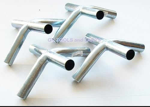 "4 piezas 34" 4 vías de borde de pico alto o centro superior para toldo central sin tornillos de ojo (FA4) Se adapta a tuberías EMT de 34 pulgadas