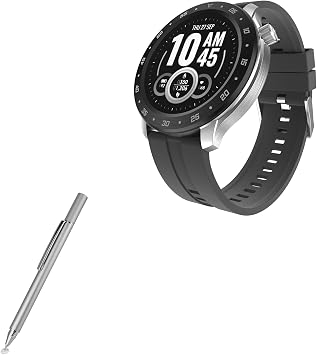 BoxWave Stylus Pen Compatible with iTech Bold 3 - FineTouch Capacitive Stylus, Super Precise Stylus Pen - Metallic Silver