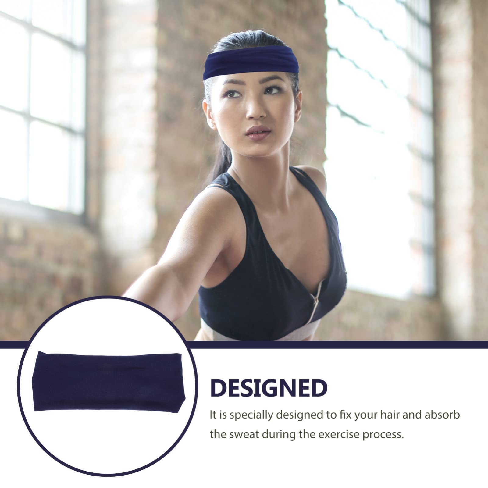 FOMIYES 12piezas Diadema Deportiva Transpirable para Correr Banda Elástica De Sudor para Yoga y Fitness Accesorios De Pelo para Hombres para Actividades Al Aire