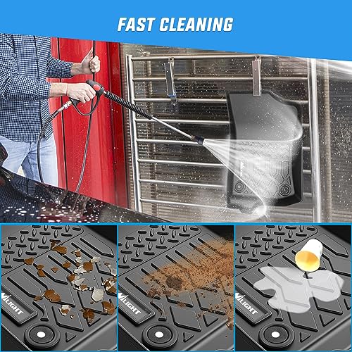 Image of Nilight TPE Floor Mats for Tesla Model 3 2020 2021 2022 2023 | All Weather Custom Fit Heavy Duty Floor Liners