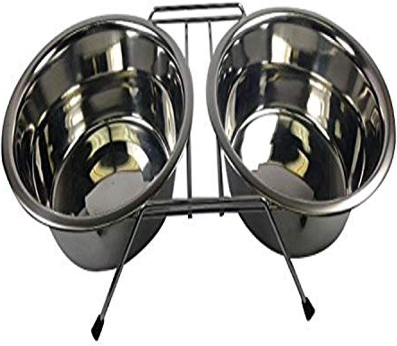 Stellar Bowls Double Diner Rack with Two Bowls, 1/2 Pint