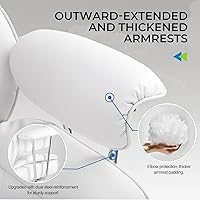 Vista 7 de GTRACING Gaming Chair, Computer Chair with Footrest and Lumbar Support, Height Adjustable Gaming Chair with 360°-Swivel Seat and Headrest for Office