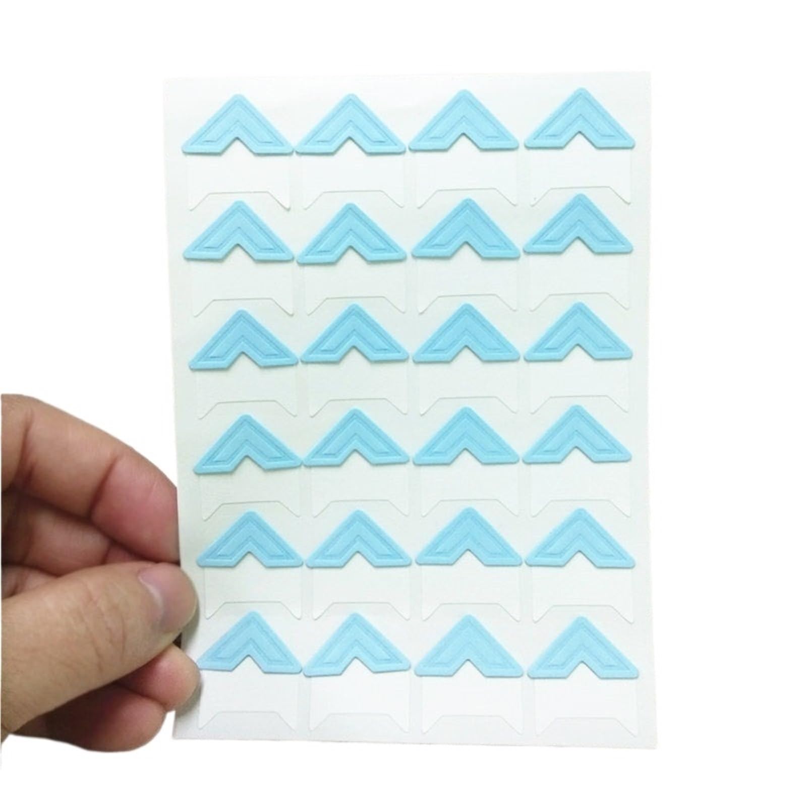Gwyzax Self Adhesive Photo Corners 10Sheets Corner Stickers DIY Vintage Corner Kraft Paper Stickers Frame Scrapbook Self-Adhesive Photo Frame Corner Sticker(Blue)
