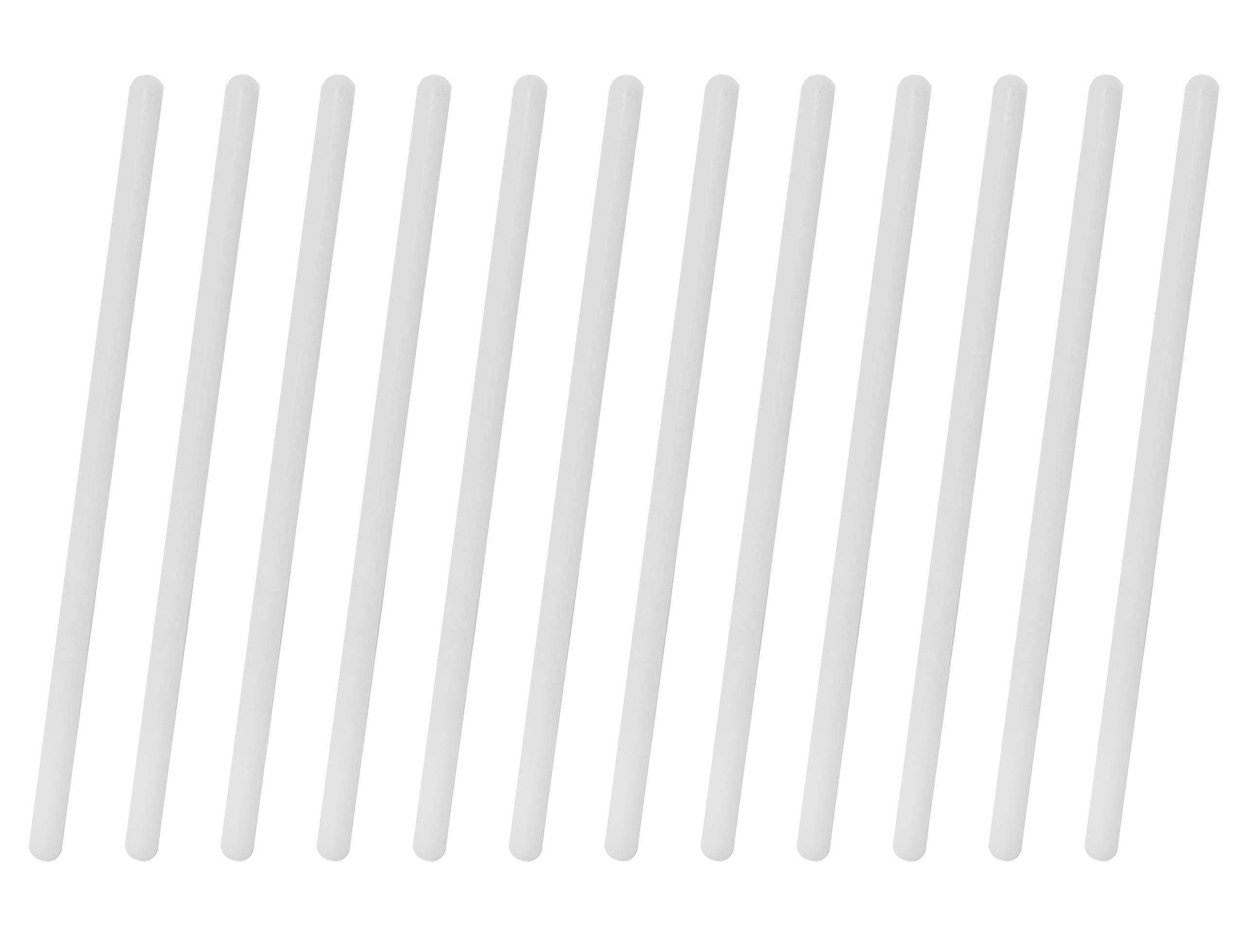 Varillas de Agitación para Laboratorio, Polipropileno, Autoclavable, 10mm x 250mm, Paquete de 12