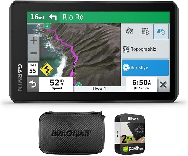 Garmin 010-02296-00 Zumo XT - Navegador de motocicleta Bluetooth manos libres con funda rígida de EVA con cremallera para tabletas y GPS de 6 pulgadas y 2 años de protección extendida 🥇✔️ ® A Pedido 🏆™
