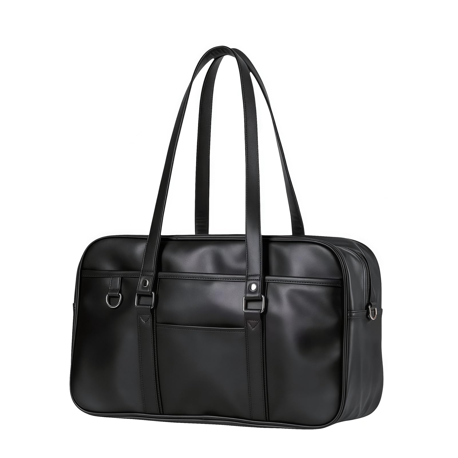 スクールバッグ 合皮 スクバ 高校生 女子 学生 大容量 大きい 軽量 PU A4対応 通学 JK 制服 鞄 修学旅行 サブバッグ 部活 入学準備 新学期