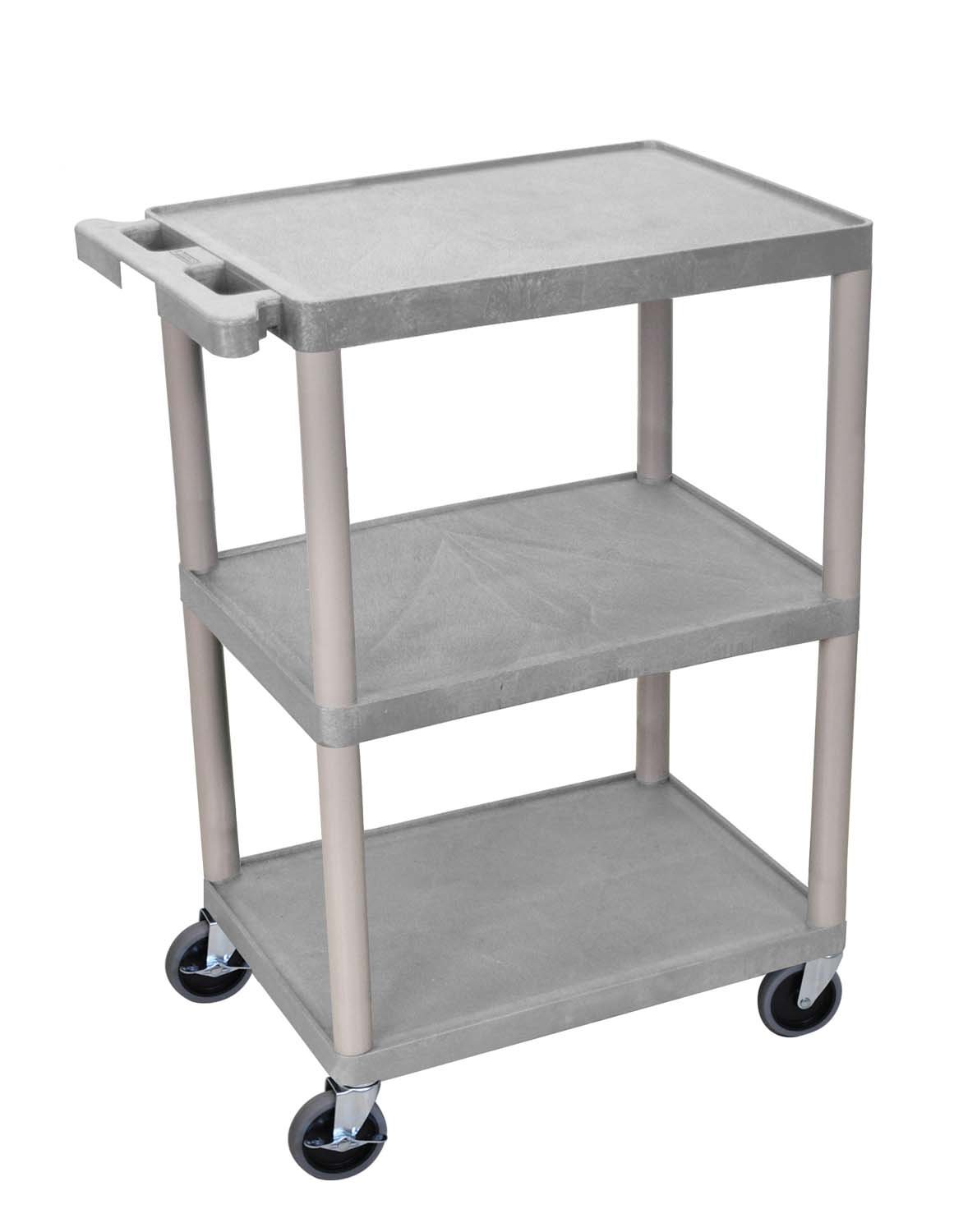 Amazon.com : Luxor Multipurpose Storage Utility Cart 3 Shelves