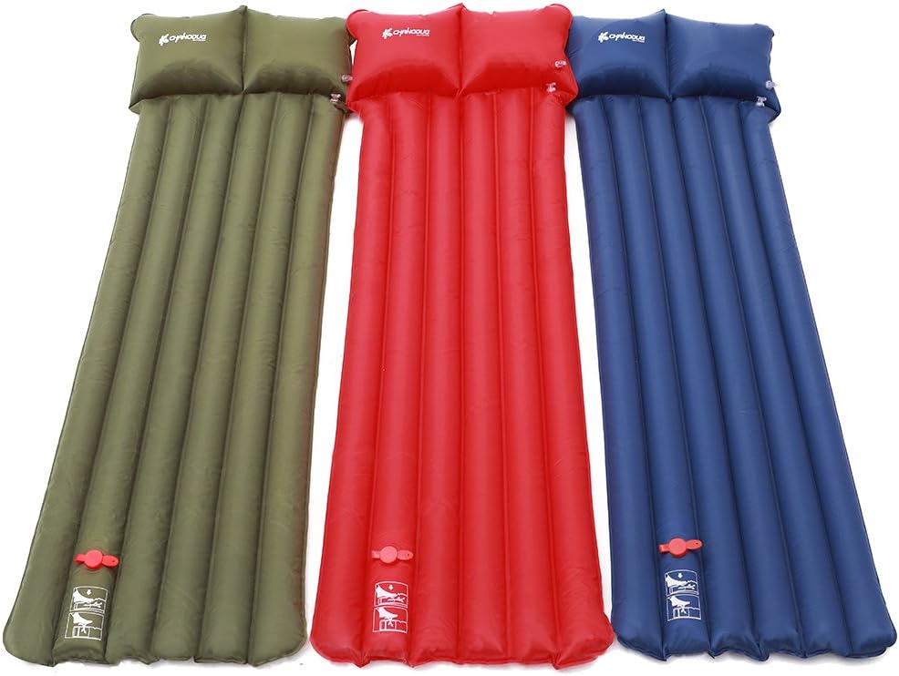 Sleeping Pad Inflatable Mattress Automatic Amphibious Outdoor Camping Swimming Pool Float Air Tube Raft Bed