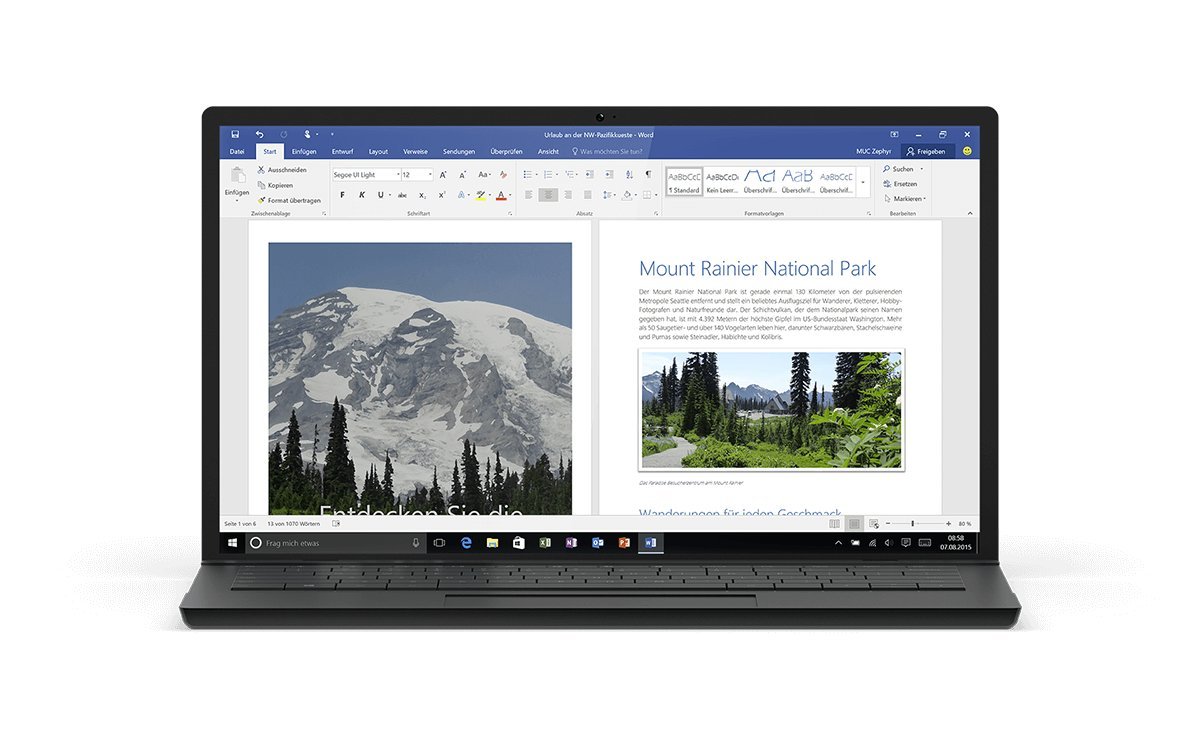 Microsoft Office Mac Home and Student 2016 Product Key Card