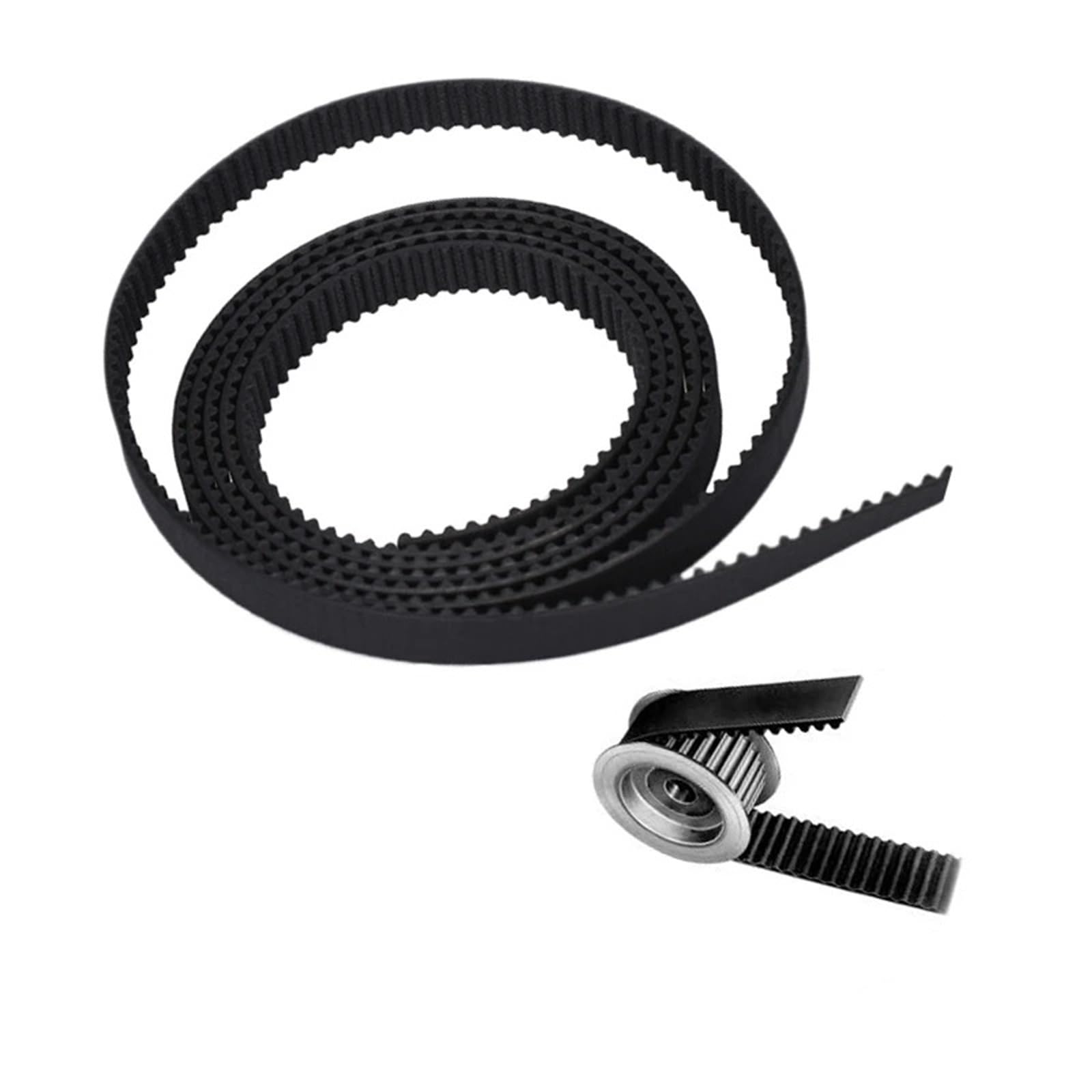 Riemenantriebsriemen 1M/5M/10M/20M GT2 GT3 Offener Zahnriemen Breite 5Mm/6Mm/9Mm/10Mm/15Mm GT2 GT3 Riemen Gummi Aramidfaser Auf Länge Zugeschnitten Für 3D-Drucker
