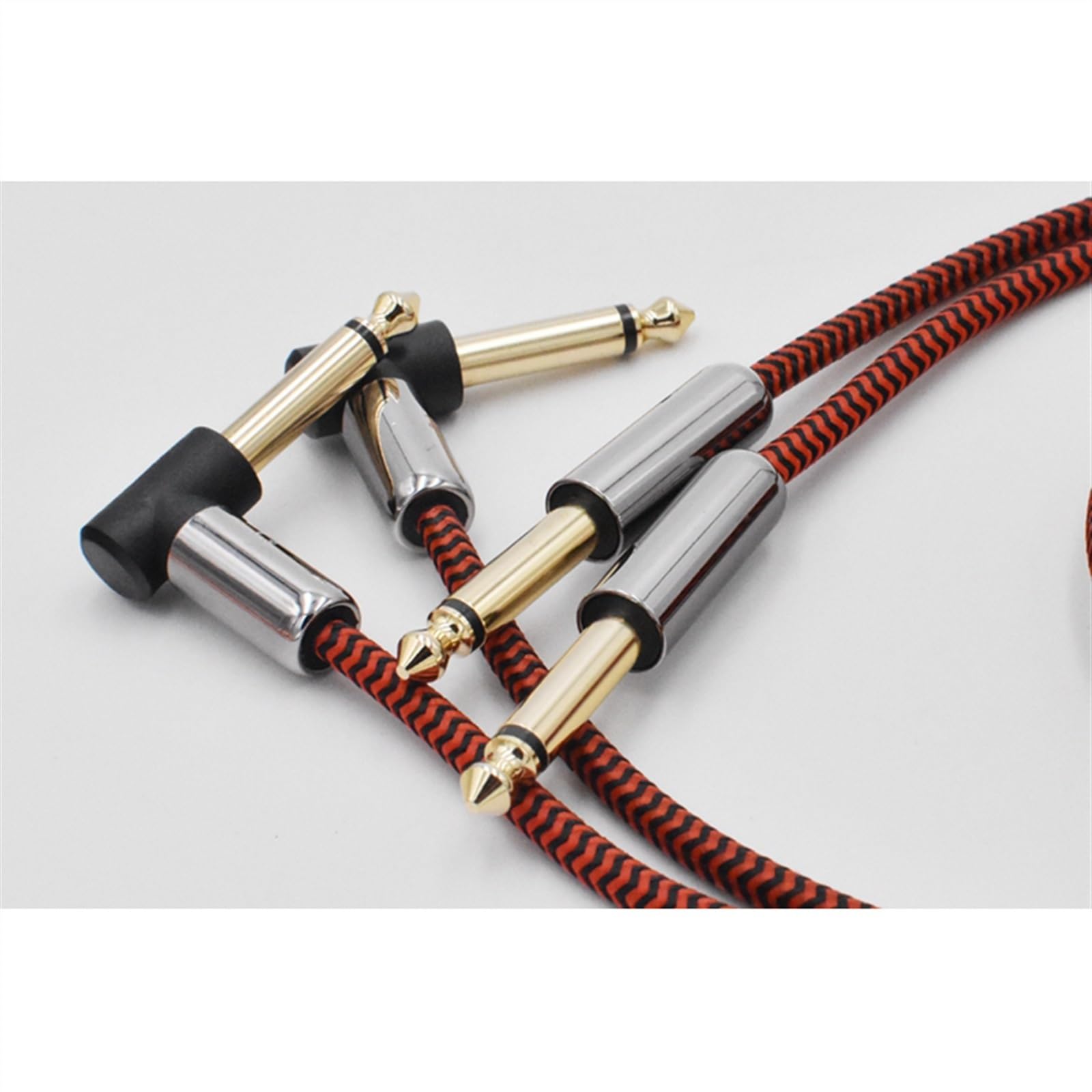 Cavo Audio Professionale per Chitarra Audiophile Cavo Audio Jack TS da 6,35 Mm da Doppio 1/4 "a Doppio 1/4" per Cavo per Chitarra per Organo Elettronico AMP Sound Mixer (Color : 1meter)