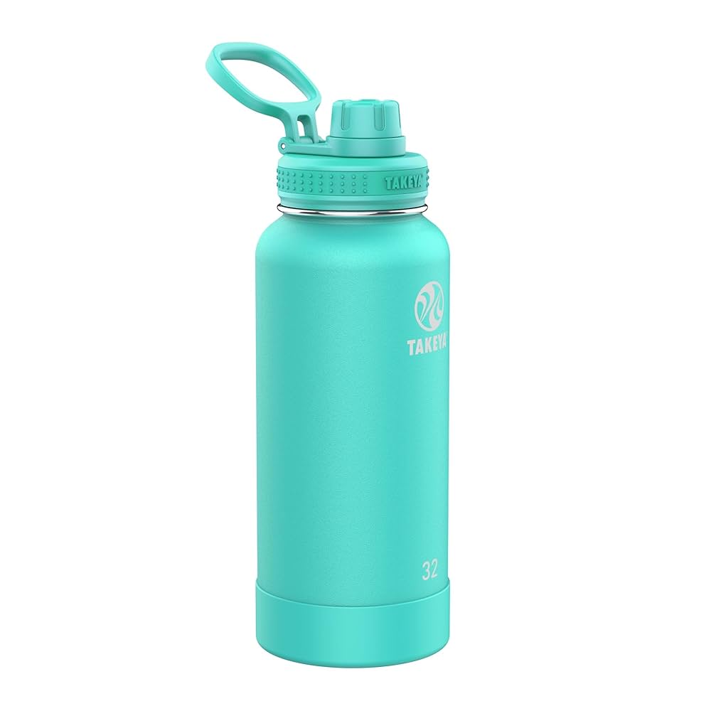 Takeya Actives Water Bottle with dishwasher safe labeling