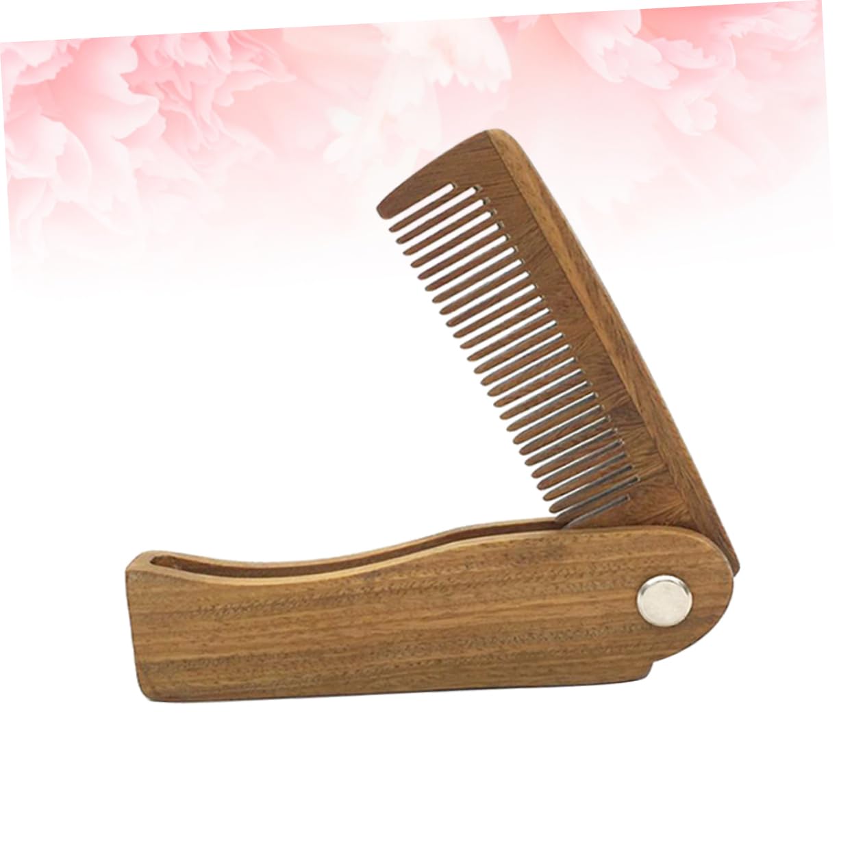 MAGICLULU 3 Pz pettini per spazzole per pettine pieghevole pettine portatile atrezzi da viaggio da barba in legno bei denti per barba spazzola per