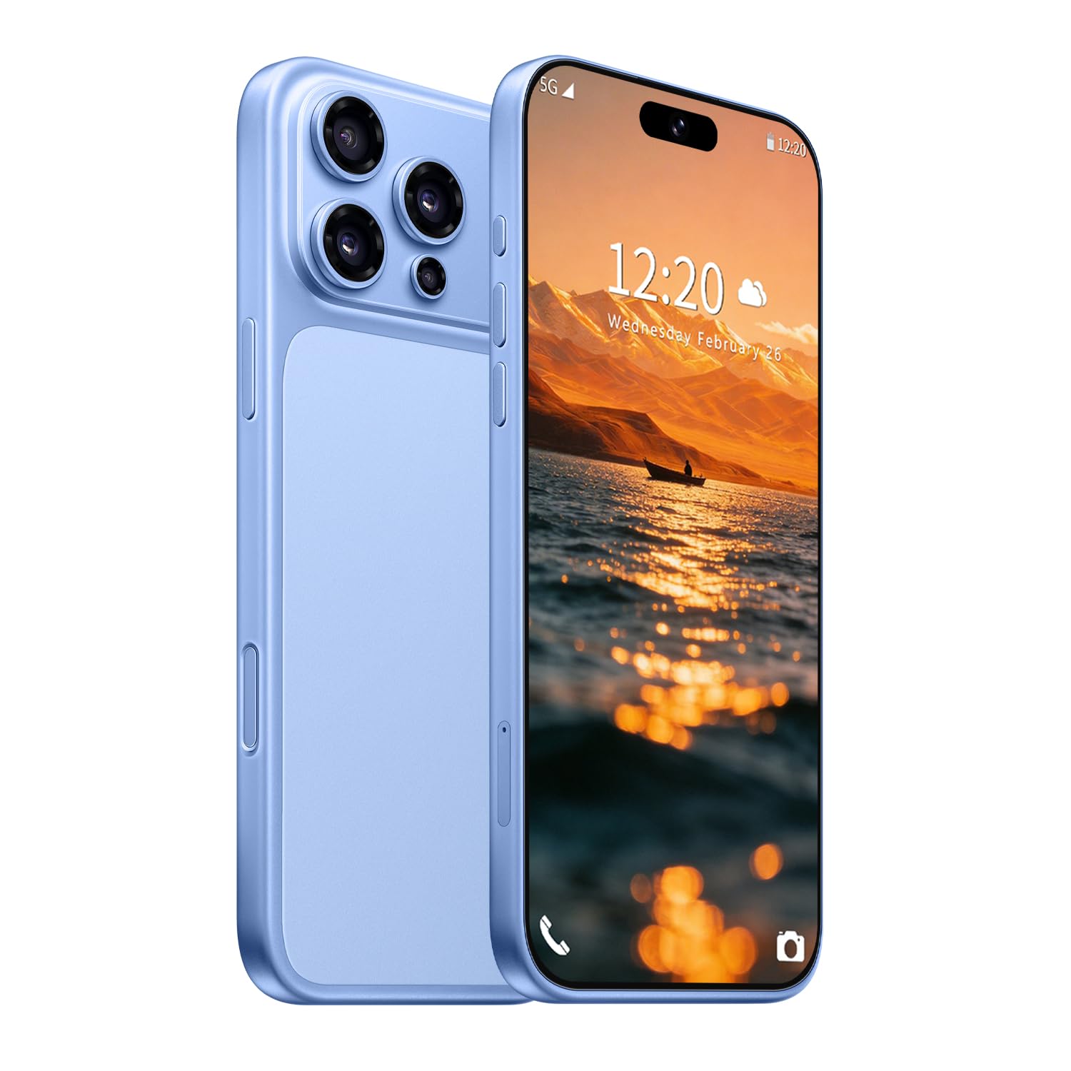 18 PM 16+1TB 7000mAh Battery 5G Unlocked Cell Phone (Glacier Blue)