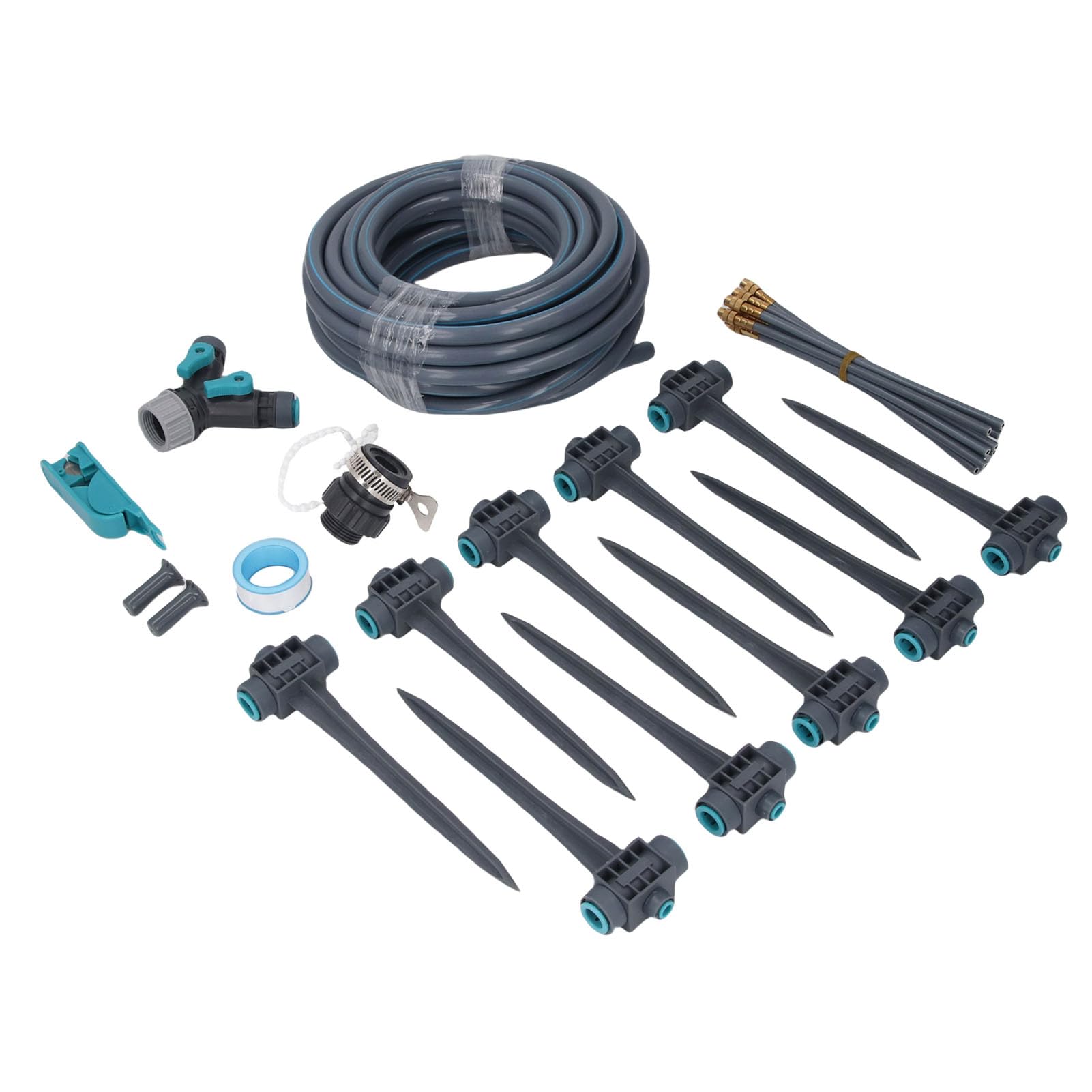 Rengue Kit di Irrigazione Automatica di Irrigazione da Giardino, 3 modalità Kit di Nebulizzazione Automatica per Prato Giardino Cortile Forniture per Giardinaggio in Serra