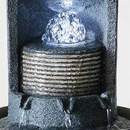 Fontaine à eau de bureau cascade décorative d'intérieur TUSUOD - 5