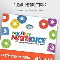 Vista 4 de ThinkFun My First Math Dice - Juego de conteo atractivo para niños Mejora las habilidades matemáticas y numéricas Actividad divertida