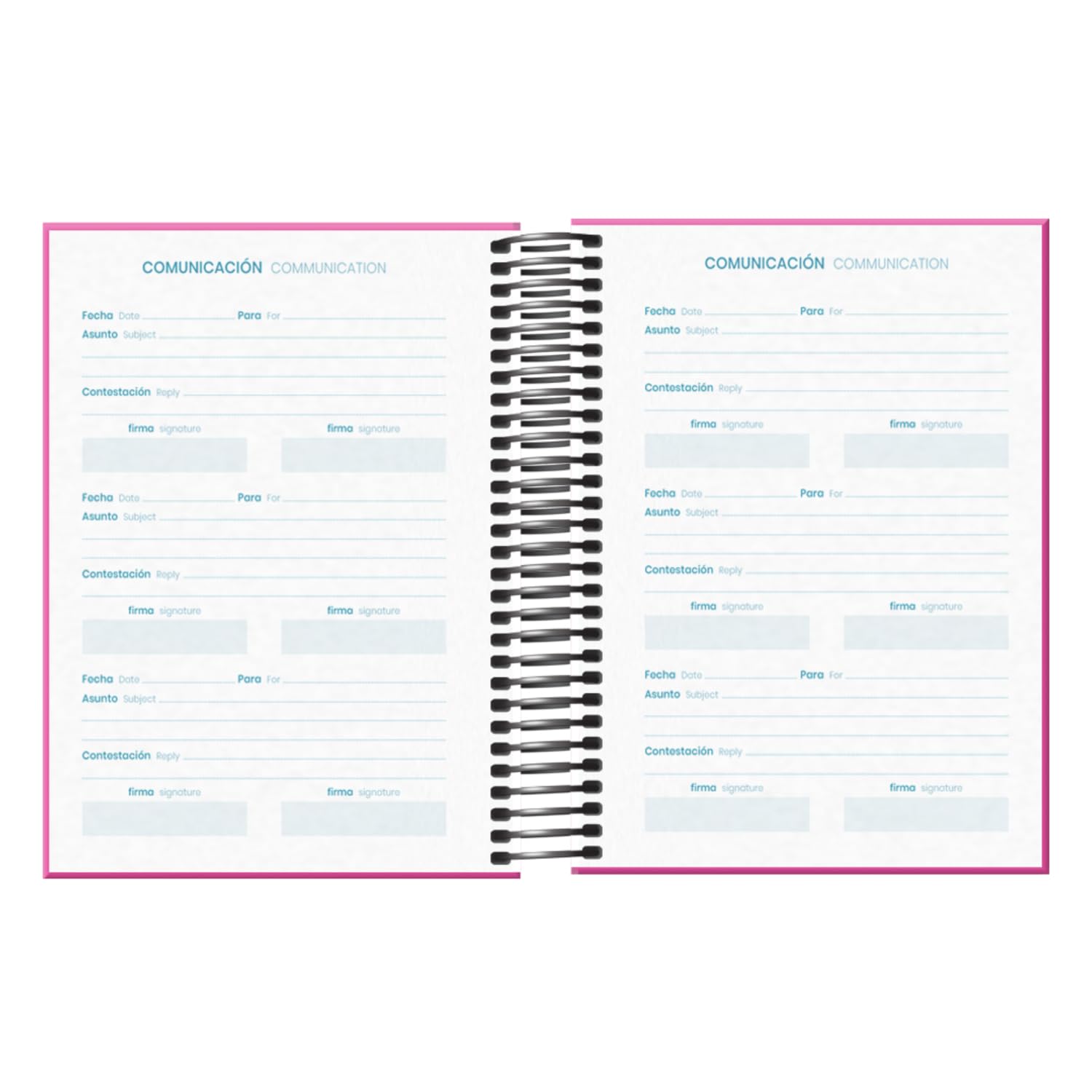 DOHE, School Diary 2024 2025, Day by Page, Size A6 (12 x 17 cm), Ring Closure, Hardcover, Spanish and English - Image 4