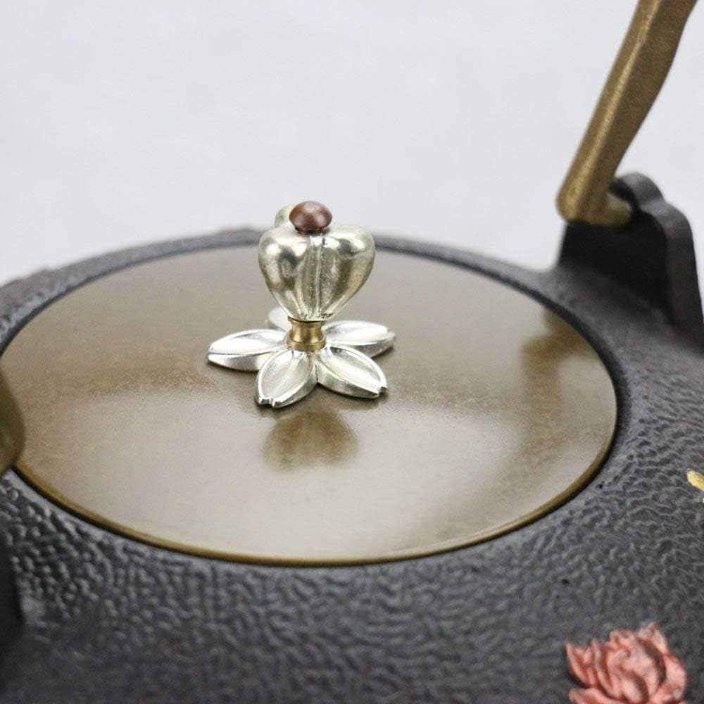 Teiera in ceramica, teiera da 40,5 oz/1,2 l, teiera in ghisa, teiere in ghisa, teiere giapponesi, bollitore, teiera, teiera, bollitore, teiera, cucina domestica, bollitore in ghisa/9834