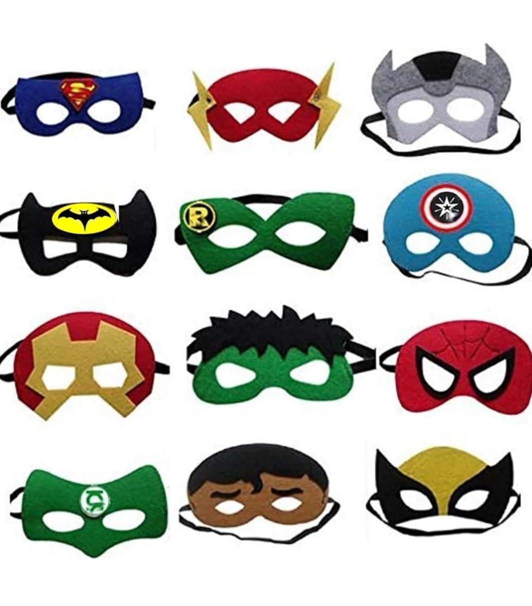 Shanti fancy creation Kids Superhero Mask for kids birthday party mask (B0D5HVKLL5) Amazon Price History, Amazon Price Tracker