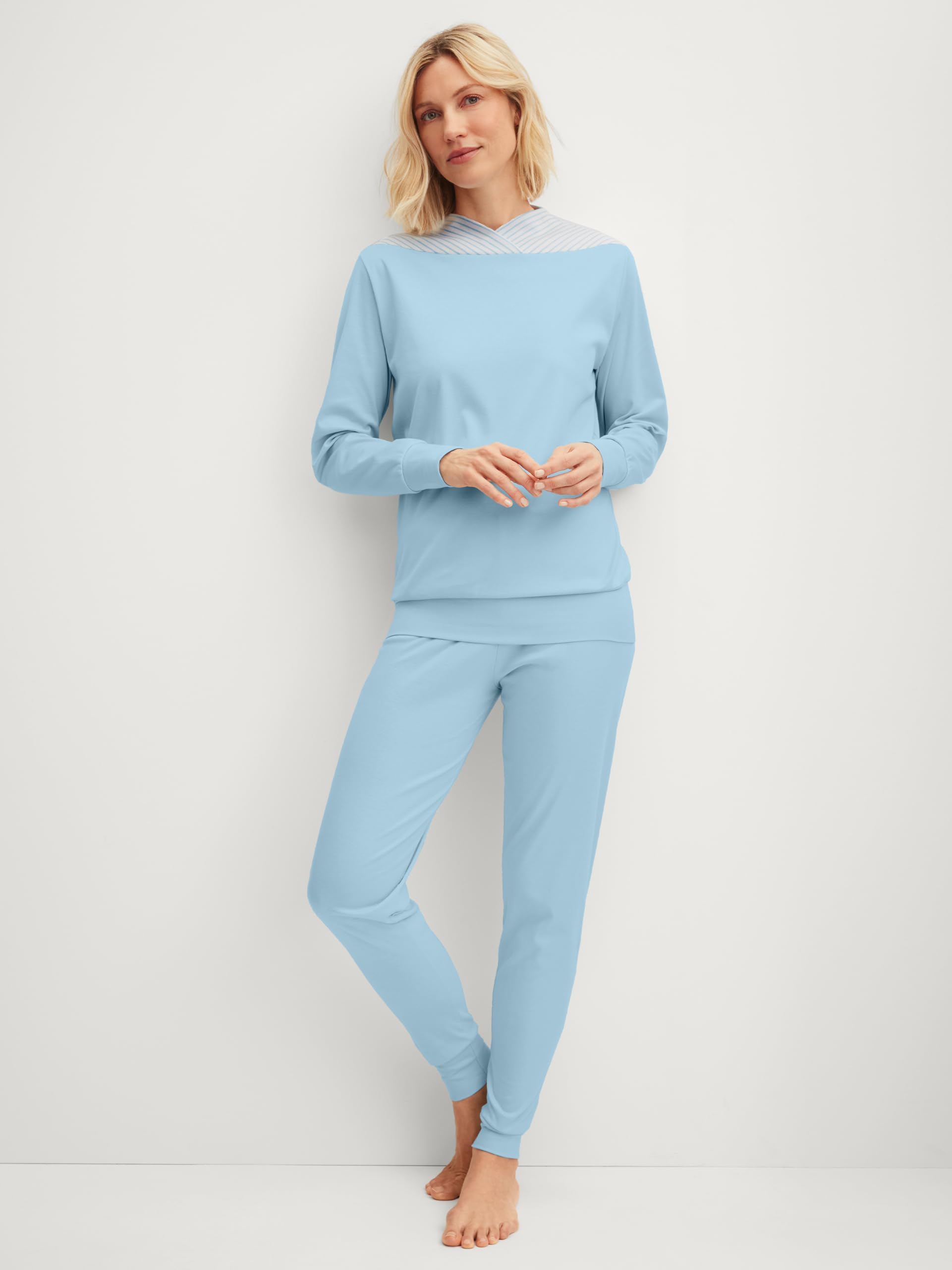 CALIDA Soulmate Bündchen-Pyjama Damen