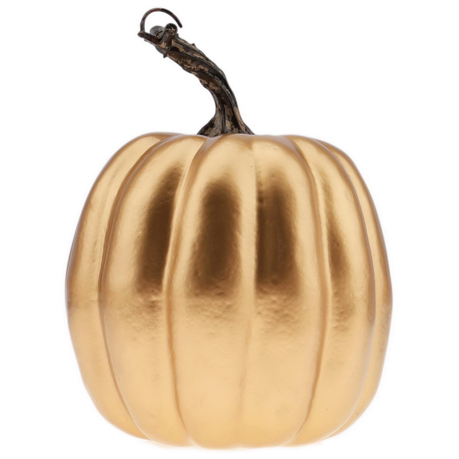Woration 15 pollici artificiale finta zucca dorata decorazione finto vegetale realistico modello alimentare per autunno raccolta Halloween giorno del Ringraziamento abbellimento e visualizzazione