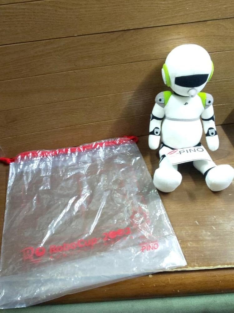 宇多田ヒカル タグ付き 未使用 PINO ピノ ぬいぐるみ 未使用 ロボカップ袋入 ロボットピノ PINO ぬいぐるみ ツクダ