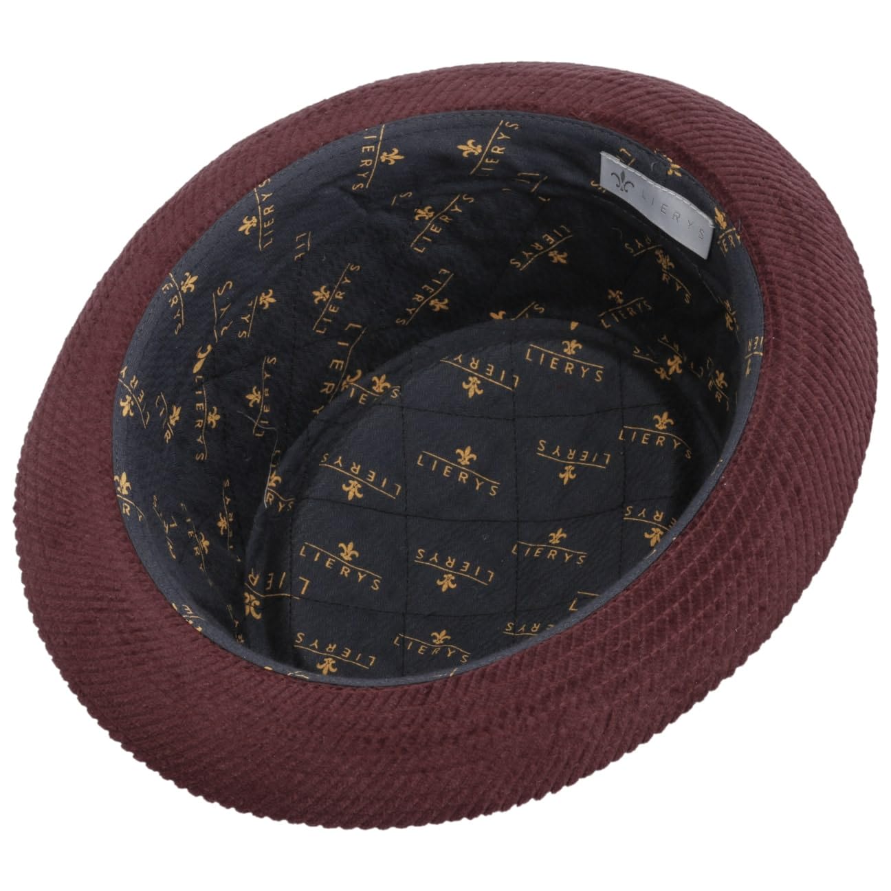 Lierys Classic Pork Pie Sombrero de Pana Hombre Otono Invierno