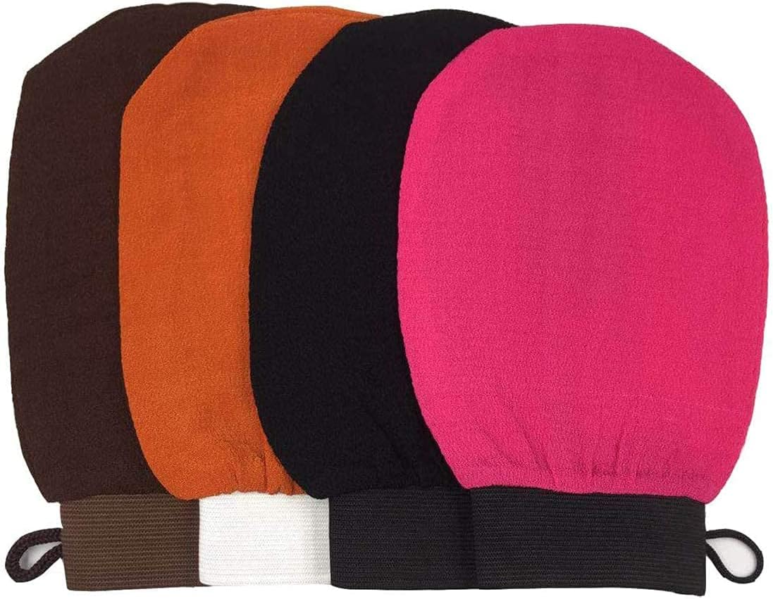 HAI+ Exfoliating Moroccan Hammam Mitt Kessa Scrub Gloves,Remove Dead