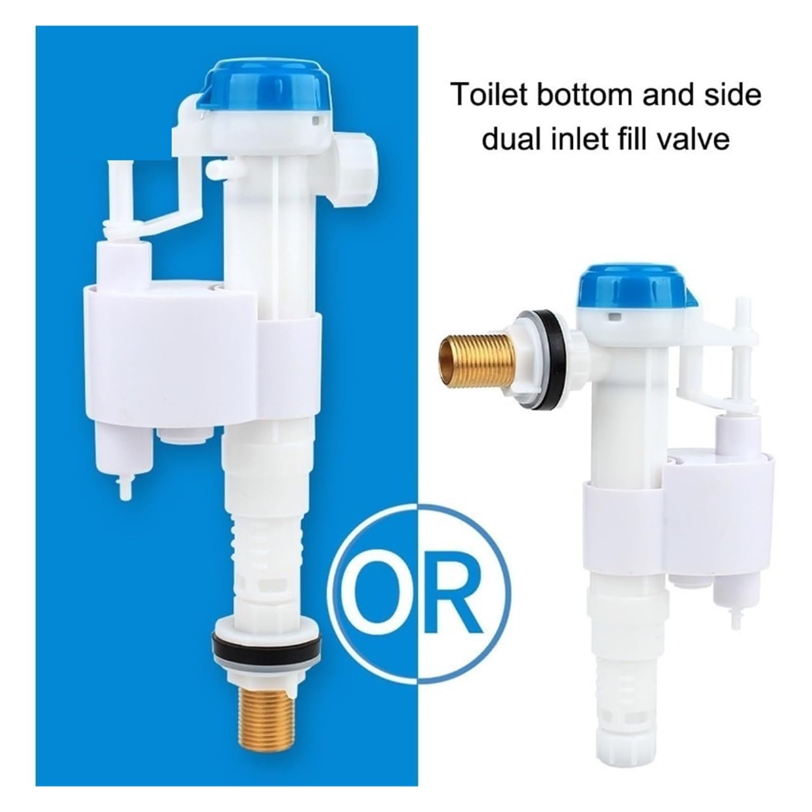 Robinet Flotteur WC Vanne Valve de remplissage de toilettes universelle