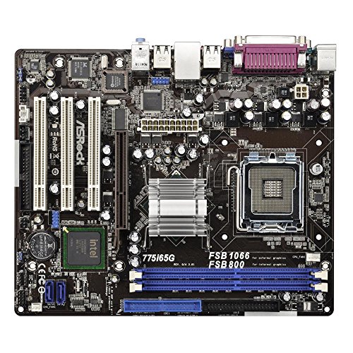 ASRock 775 775i65G R3.0 Scheda Madre, Nero