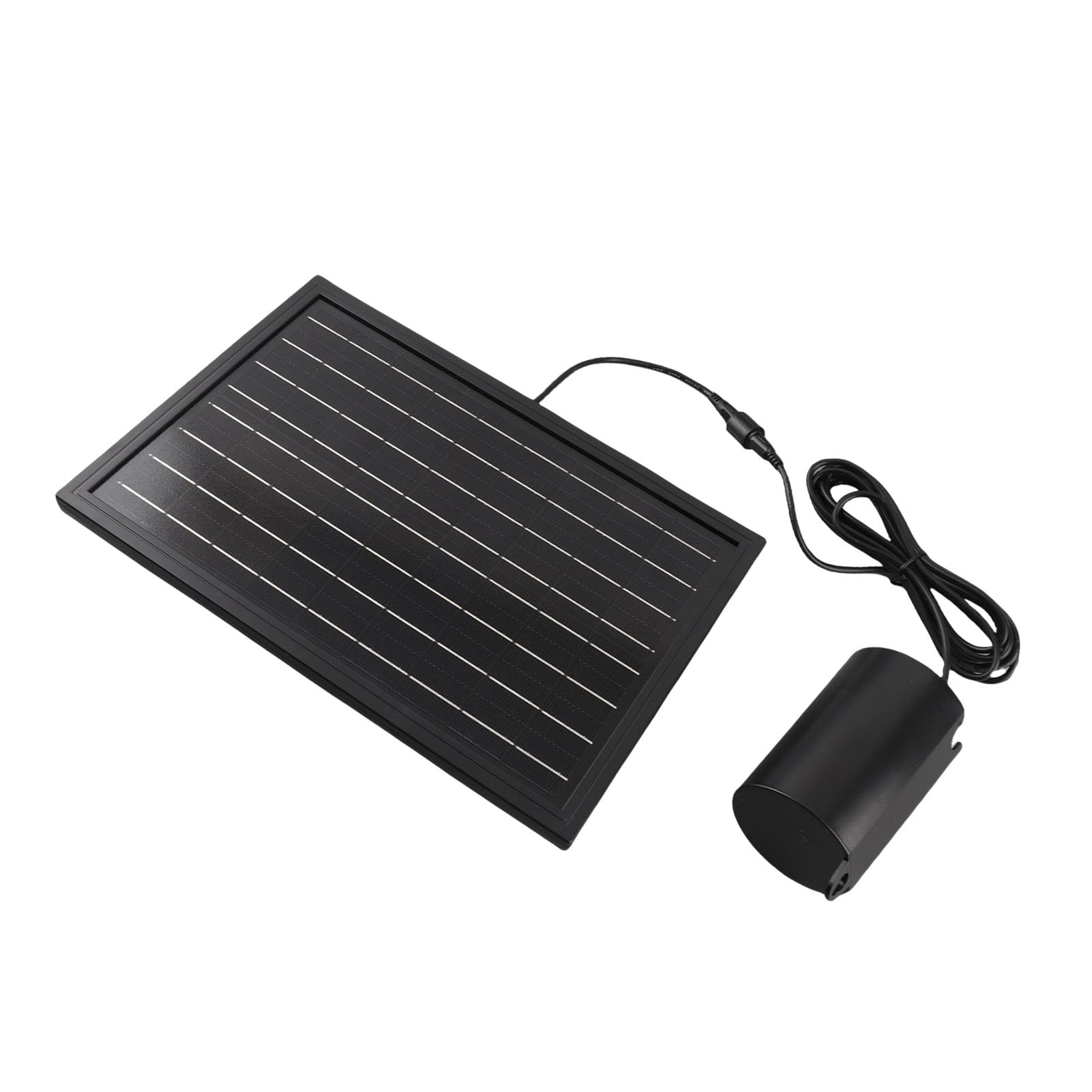 Alomejor Solar-Teichbelüfter, Effiziente, Langlebige Sauerstoffpumpe für Kleine Fischteiche und Aquarien, 10 V, 8 W, ABS-Material
