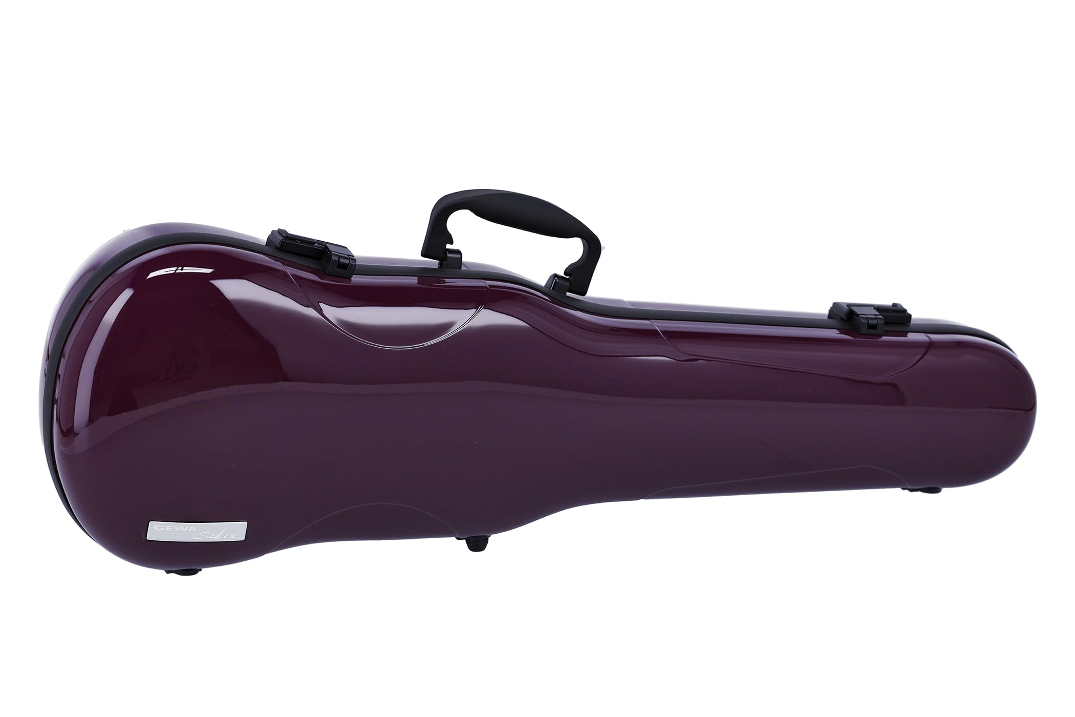 GEWA AIR 1.7 Form Shaped Violin Case high gloss violet, Made in Germany, high break resistance
