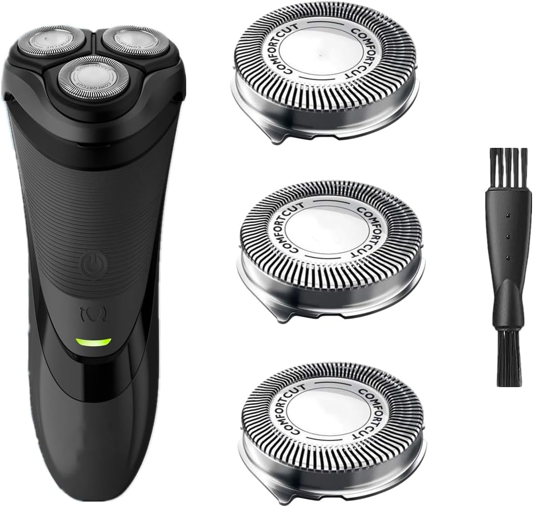 BECHY SH30 Replacement Heads for Series 3000, 2000, 1000 Shavers and S738, Compatible with Philips Norelco Shaver ComfortCut Blades Shaving Heads Like S1560 S3310
