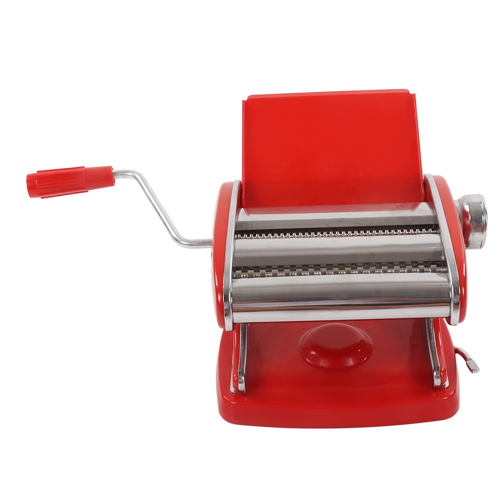 Ejoyous Nudelmaschine, Nudelmaschine aus Edelstahl, Manuelle Nudelpresse mit Saugfuß, Abgerundete Ecken, Einfache Reinigung, für Hausgemachte Pasta und Nudeln für Familien (Saugnapf 2 Messer)